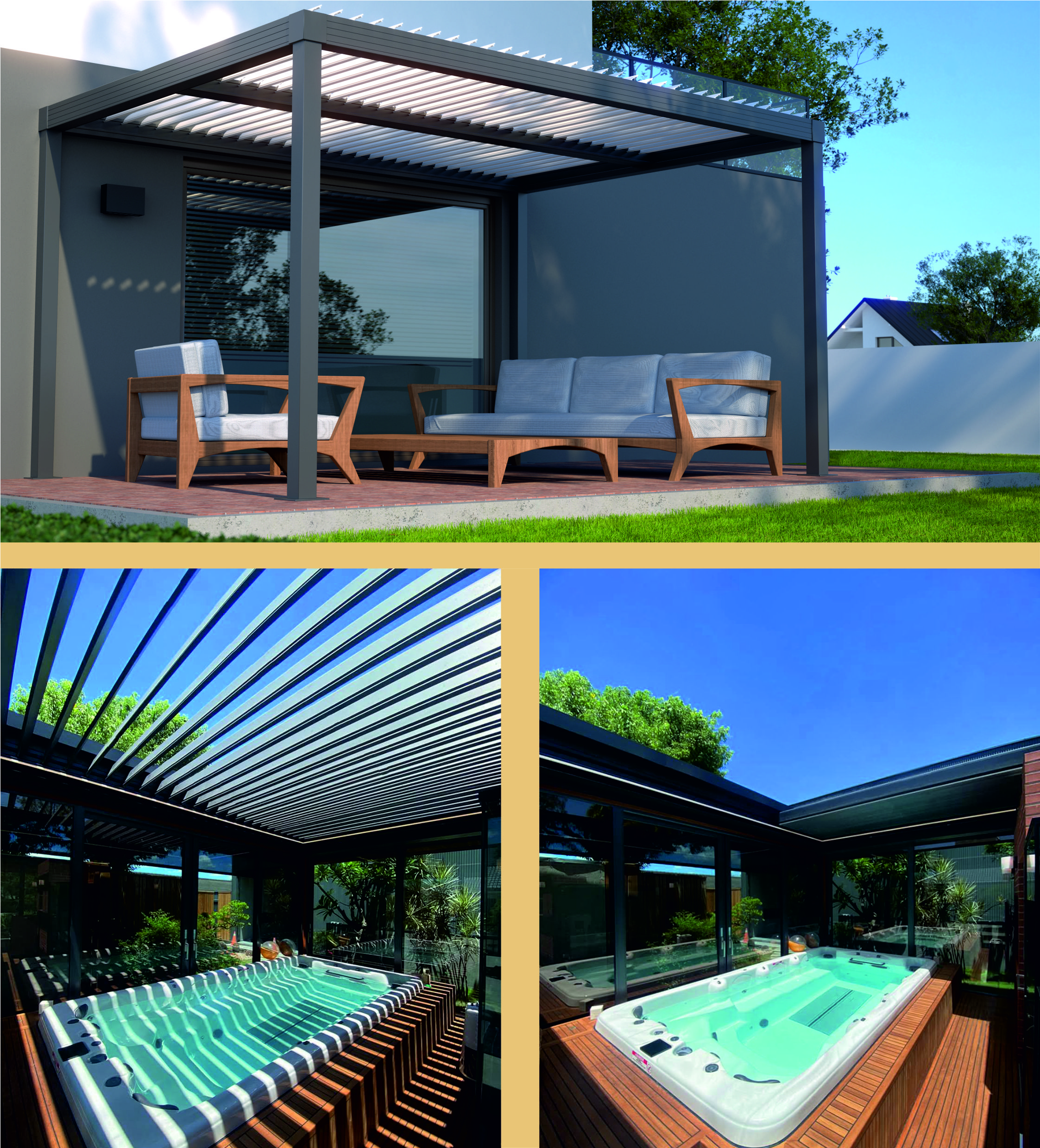 Pergolă bioclimatică